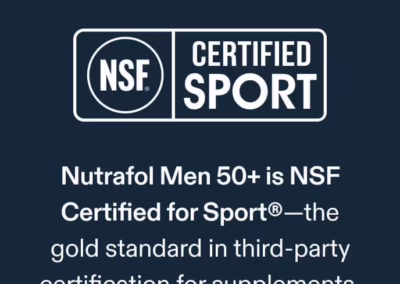 Nutrafol Men Over 50 NSF Certified for Sport