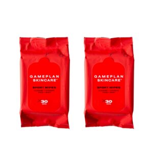 GamePlan Sport Face and Body Wipes pack of 2