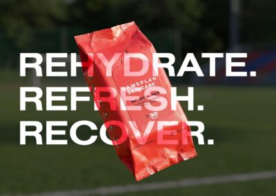 GamePlan Sport Wipes rehydrate, refresh, and recover.