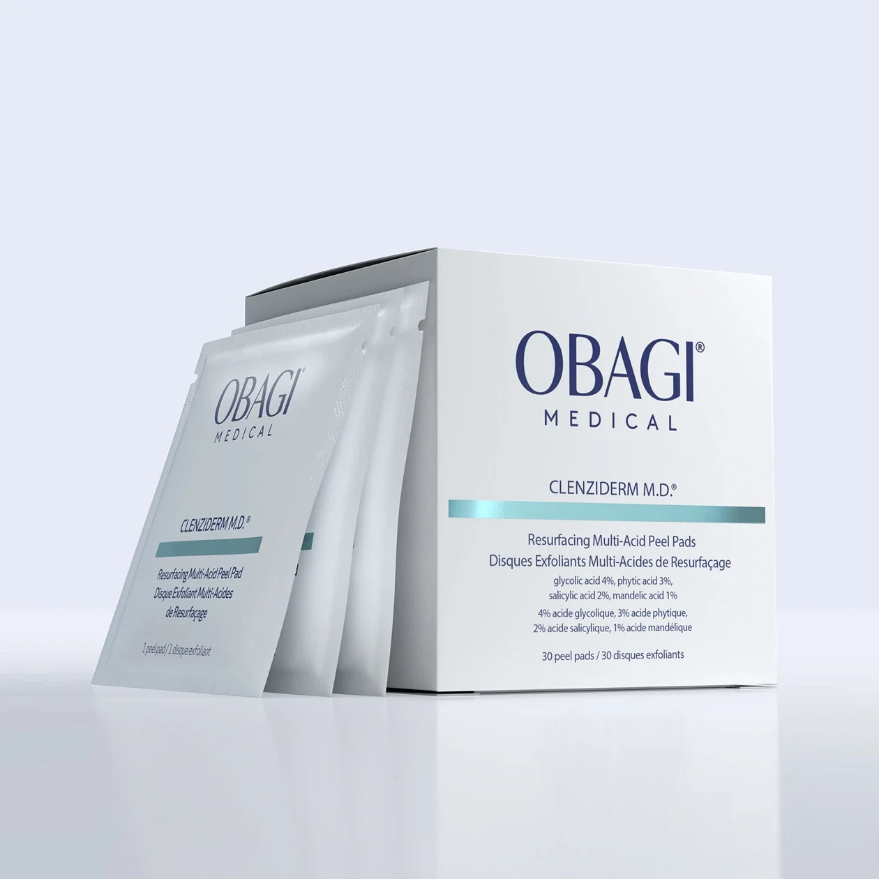 Obagi Clenziderm MD Resurfacing Multi-Acid Peel Pads