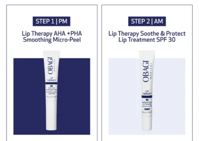Use Obagi Lip Therapy AM with Lip Therapy AHA +PHA - use Lip Therapy AHA +PHA every other night and Lip Therapy AM daily